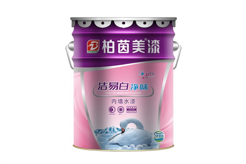 18升洁易白净味水漆