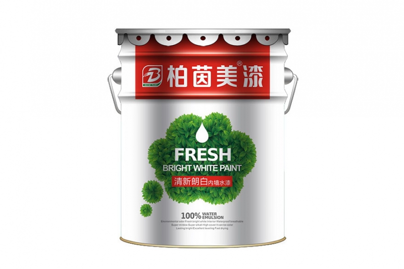 18升清新朗白水漆